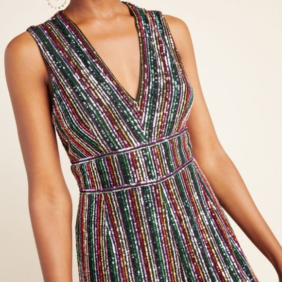 Saylor X Free People Winnipeg Sequined Jumpsuit - Picture 3 of 4